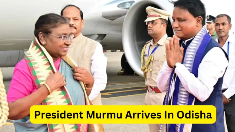 President Murmu Arrives In Odisha