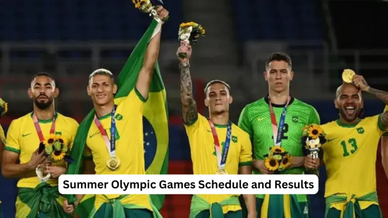 Summer Olympic Games Schedule And Results