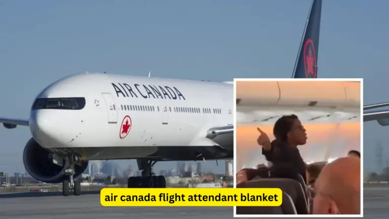 Air Canada Flight Attendant Blanket