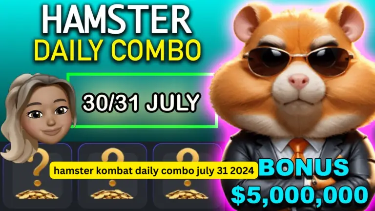 Hamster Kombat Daily Combo July 31 2024