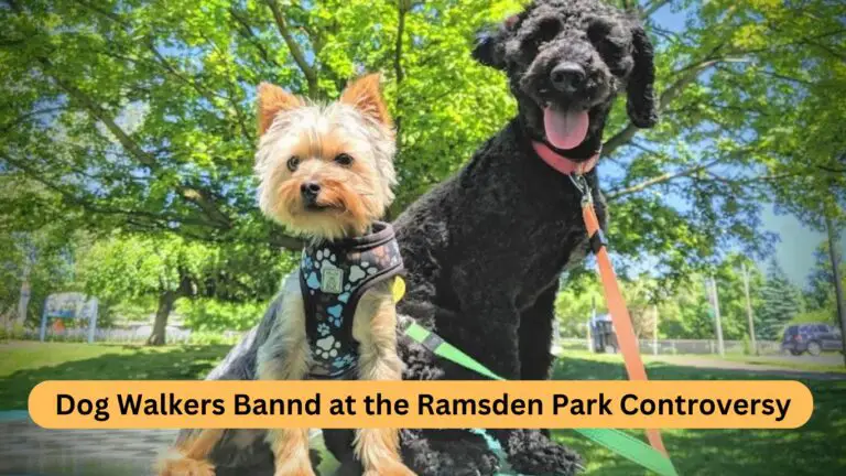 Dog Walkers Bannd at the Ramsden Park Controversy