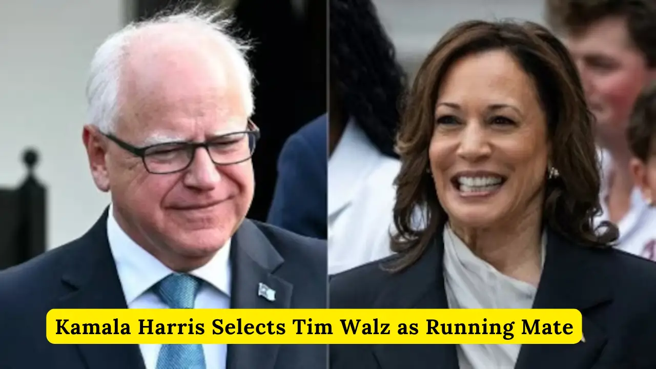 Kamala Harris Selects Tim Walz As Running Mate