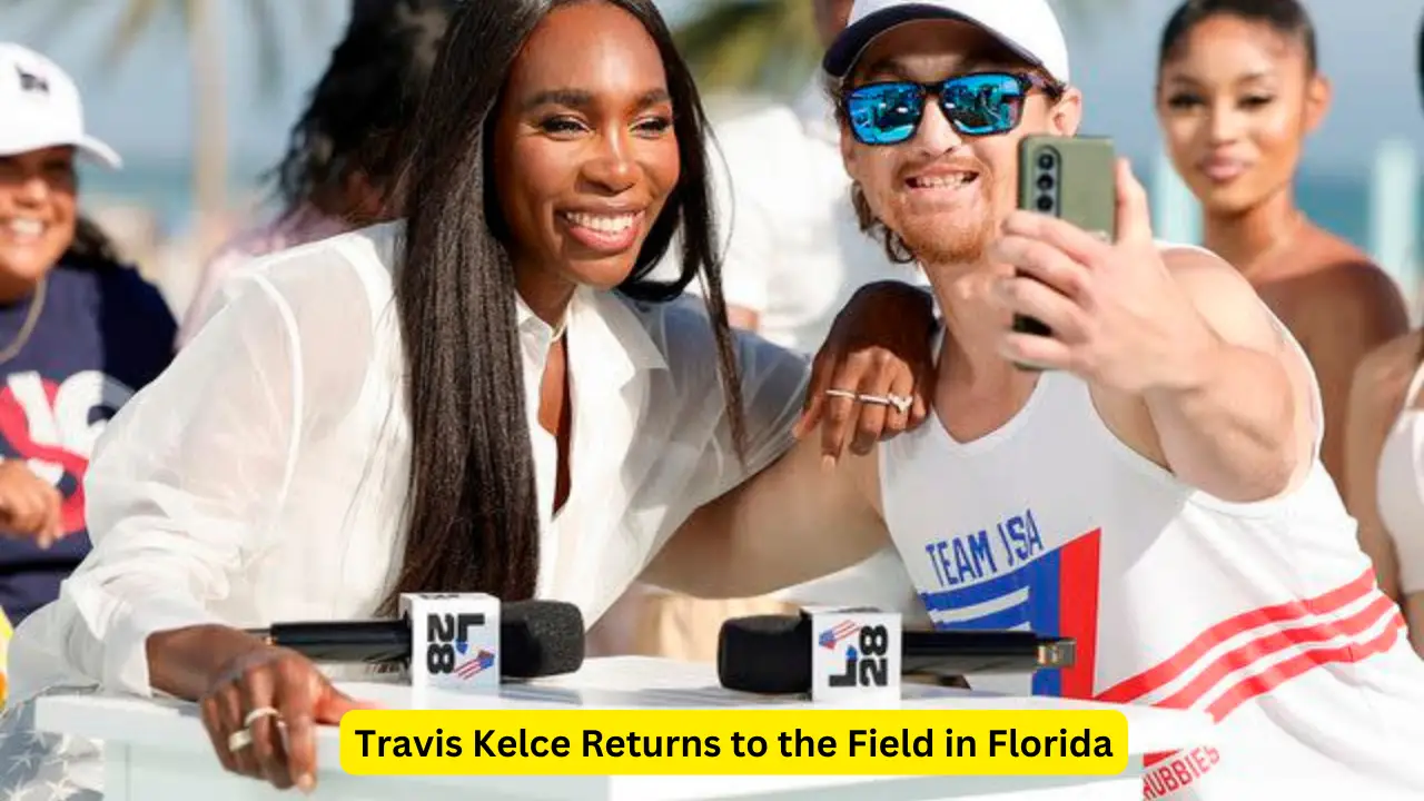 Travis Kelce Returns To The Field In Florida