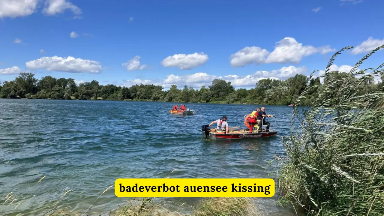 Badeverbot Auensee Kissing