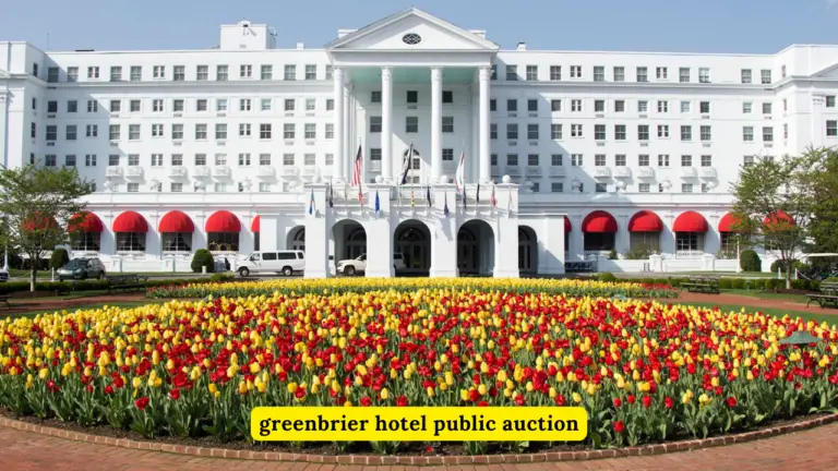 Greenbrier Hotel Public Auction