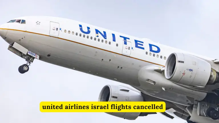 United Airlines Israel Flights Cancelled