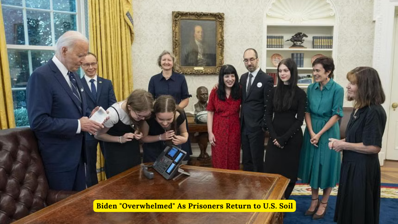 Biden "Overwhelmed" As Prisoners Return to U.S. Soil