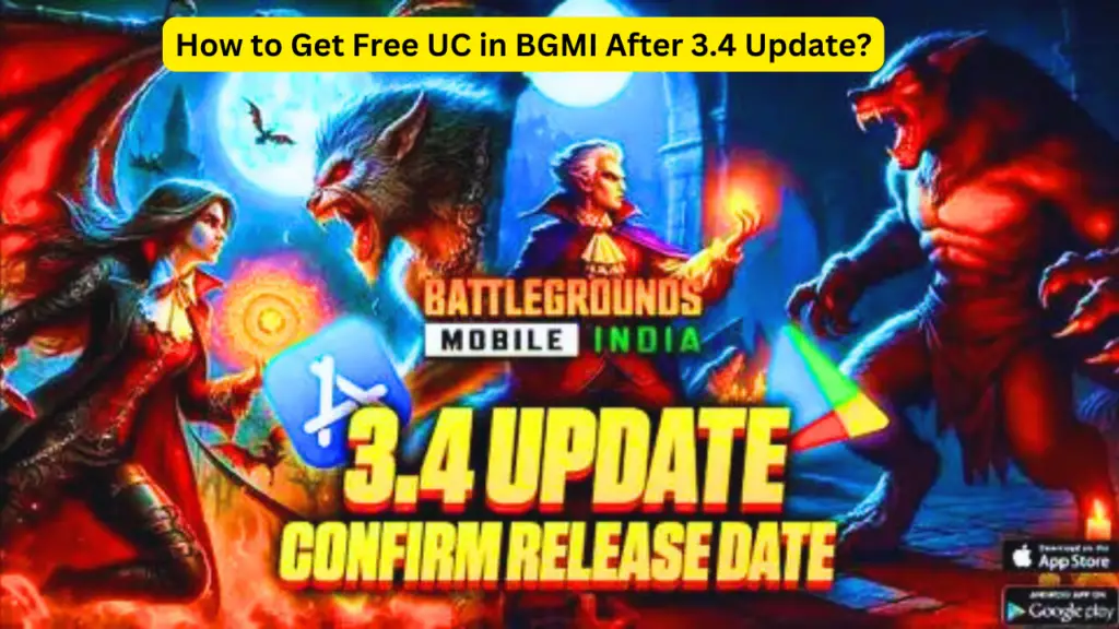 How to Get Free UC in BGMI After 3.4 Update?