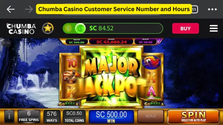 Chumba Casino Customer Service Number and Hours