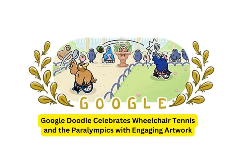 Google Doodle Celebrates Wheelchair Tennis and the Paralympics with Engaging Artwork