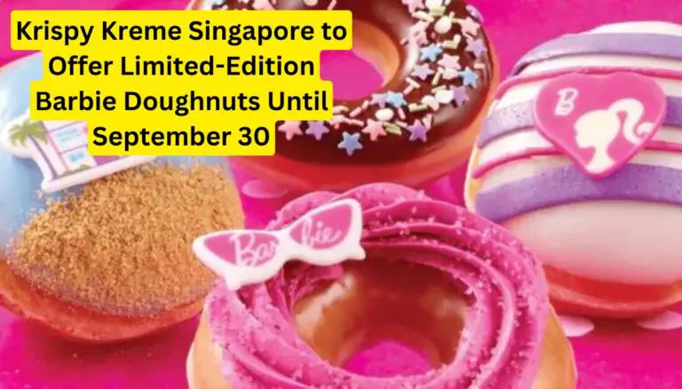 Krispy Kreme Singapore to Offer Limited-Edition Barbie Doughnuts Until September 30