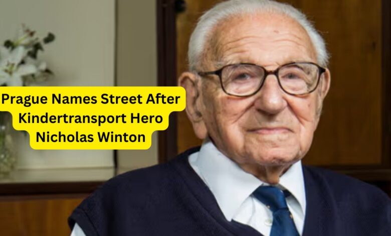 Prague Names Street After Kindertransport Hero Nicholas Winton