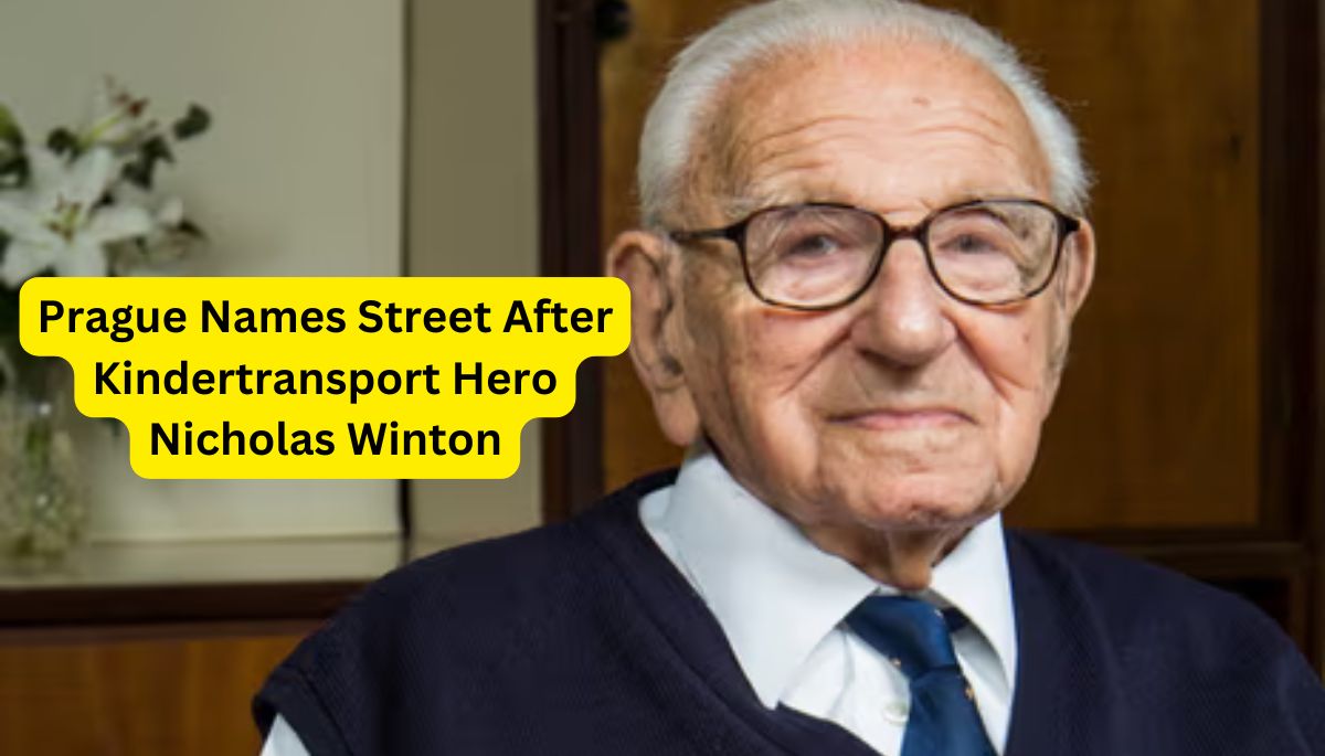 Prague Names Street After Kindertransport Hero Nicholas Winton